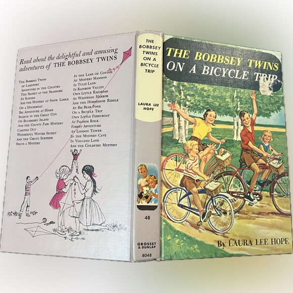 Bobbsey Twins Hardcover Books Lot of 3 1950-60 #4-15-48 Bicycle Trip County Fair - Picture 3 of 16